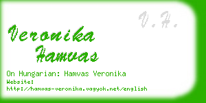 veronika hamvas business card